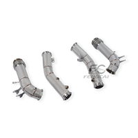 Fabrik-Großhandel Hitzeschutz-Downpipe Auspuffkrümmer für Maserati MC20 3.0T V6 Frontrohr Direktverbindungs-Auspuffrohre Upgrade