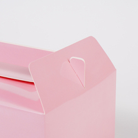 Boîte en carton pour desserts, emballage pour gâteaux à emporter, emballage pour boulangerie avec fenêtre transparente, boîte d'emballage personnalisée