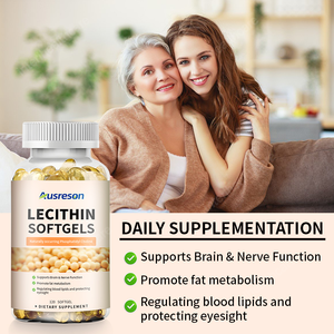 Cápsulas Blandas de Lecitina Ausreson OEM, Nutrición Cerebral, Equilibrio Lipídico, Nutriente Diario - Product Image 2