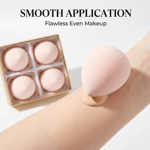 ฟองน้ำแต่งหน้าสีชมพูซากุระ ฟองน้ำมาร์ชเมลโลว์สำหรับเกลี่ยเครื่องสำอาง อุปกรณ์เสริมความงาม ใช้ได้ทั้งแบบแห้งและแบบเปียก รับทำโลโก้ส่วนตัว แบรนด์ส่วนตัว เนื้อนุ่ม - Product Image 3