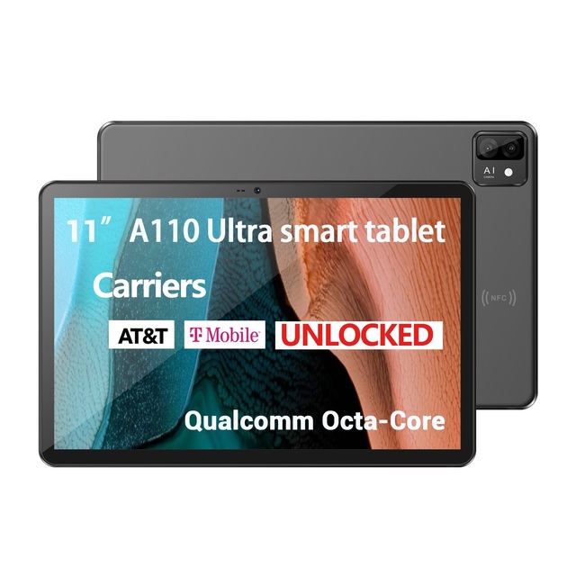 New AOZORA A110 Ultra 11-Inch Qualcomm Octa Core 2.0GHz Android 14 Tablet 8GB 4G LTE Wi-Fi NFC USB-C 3.0 Business Use 8MP+16MP
