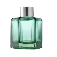 Bouteille en verre cylindrique vide pour diffuseur de parfum, 30ml, 50ml, 100ml, couleur personnalisée, pour huiles essentielles, avec bouchon – Vente en gros