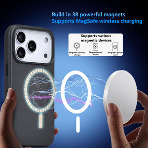 เคสโทรศัพท์หนังแท้หรูหราพร้อมปุ่มกล้อง AI สำหรับ <span class=keywords><strong>iPhone</strong></span> 17 16E 15 14 13 <span class=keywords><strong>12</strong></span> 11 PRO MAX AIR <span class=keywords><strong>MINI</strong></span> - Product Image 3