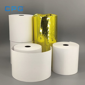 โรงงานขายส่ง ตัวอย่างฟรี กระดาษความร้อน 80x80 มม. 45 แกรม ปลอดสาร BPA กระดาษใบเสร็จ POS สำหรับซูเปอร์มาร์เก็ต - Product Image 1