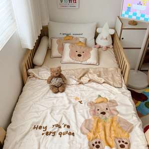 Haute qualité Lyocell enfants bébé literie impression numérique taie d'oreiller dessin animé Textiles <span class=keywords><strong>de</strong></span> maison été couette grossiste - Product Image 1