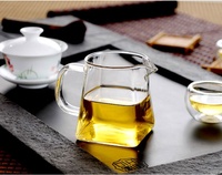 Pichet à eau intelligent en verre borosilicate de 350 ml, pichet à lait, pichet à café avec logo personnalisé, tasse, pichet à eau chaude transparent