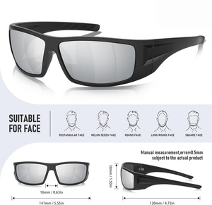Vision Driver's <b>Eyewear</b> Driving Sun Glasses Custom Logo Men Polarized Driving Sport Sunglasses - Product Image 2