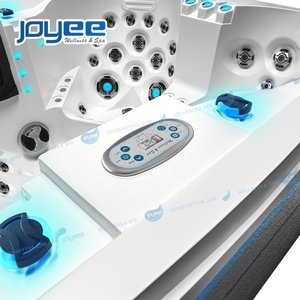 JOYEE Chine usine bas <span class=keywords><strong>prix</strong></span> haute qualité en plein air rectangle massage bain à remous <span class=keywords><strong>spa</strong></span> combo massage <span class=keywords><strong>spa</strong></span> pour <span class=keywords><strong>4</strong></span> personnes - Product Image 2