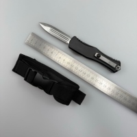 Couteau pliant à manche en aluminium, microtechnologie, design Hera, lame flexible à ouverture coulissante, lame pied-de-mouton, qualité industrielle, couteau de survie