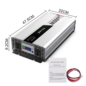 อินเวอร์เตอร์ <span class=keywords><strong>FCHAO</strong></span> 3000W แบบ Pure Sine Wave สำหรับระบบโซลาร์เซลล์แบบออฟกริด ใช้ได้กับบ้าน รถยนต์ และกิจกรรมกลางแจ้ง พร้อมการรับประกัน 1 ปี - Product Image 3