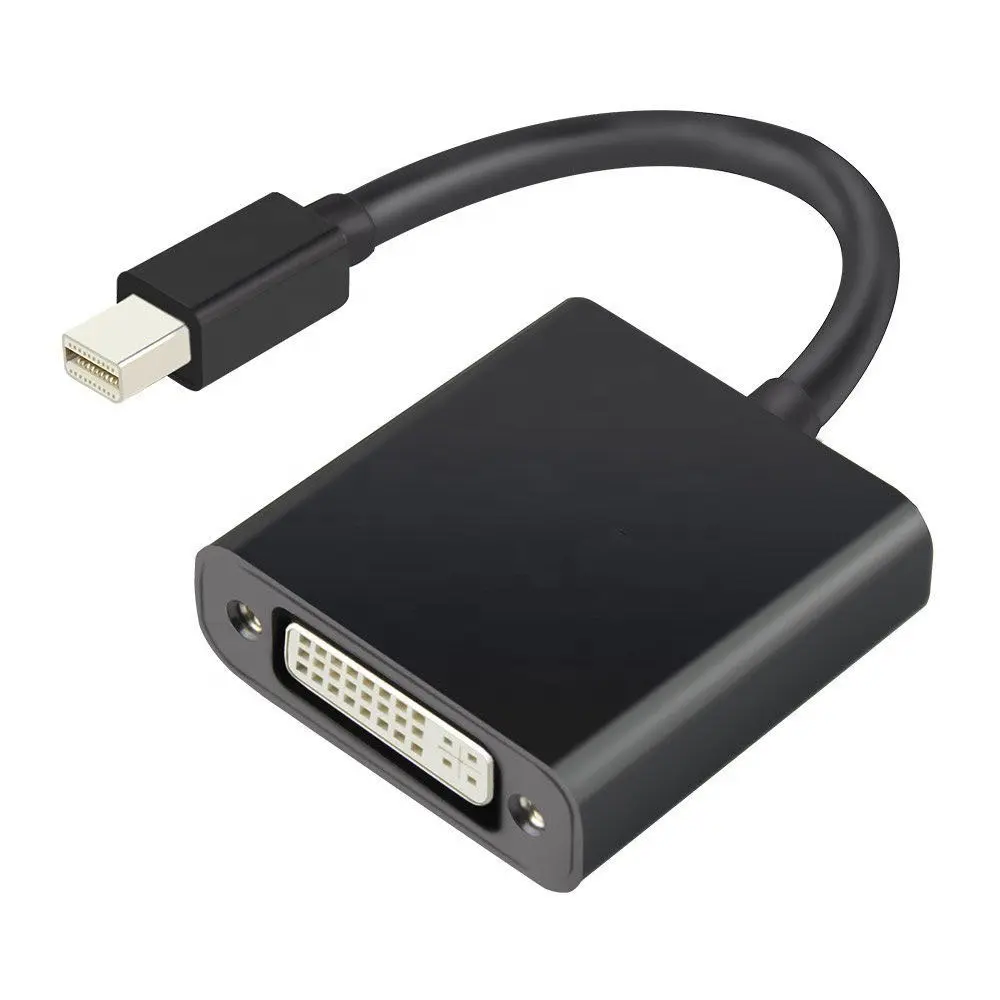 Mini DisplayPort to DVI Cable Mini DP to DVI  Thunderbolt Compatible  Adapter Compatible with MacBook Air/Pro  Microsoft Surface