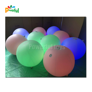 Giá rẻ thay đổi màu sắc tương tác ánh sáng bãi biển <span class=keywords><strong>Balls</strong></span> <span class=keywords><strong>LED</strong></span> đám đông bóng bên ném Inflatable zygote bóng - Product Image 6