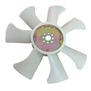 ใบพัดพัดลมเครื่องยนต์7ใบสำหรับเครื่องขุด ZX60-1 <span class=keywords><strong>HITACHI</strong></span> ชิ้นส่วนเครื่องจักรก่อสร้าง <span class=keywords><strong>EX60</strong></span>-2 <span class=keywords><strong>EX60</strong></span>-1 - Product Image 1