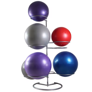 Estante de Almacenamiento para Pelotas de Yoga SM, Soporte de Pelotas de Estabilidad de Múltiples Niveles, Acero Resistente para Gimnasio o Centro de <span class=keywords><strong>Fitness</strong></span> - Product Image 1