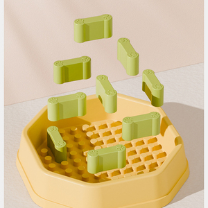 Custom Adjustable Slow <b>Feeder</b> - Anti-Choke Dog <b>Cat</b> Slow Eating Bowl - Product Image 3