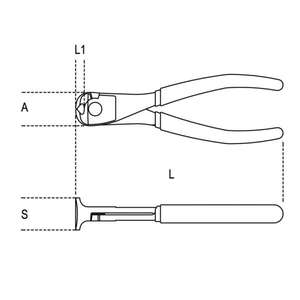 BETA - 010889006 Pinces coupantes robustes avec poignées antidérapantes en PVC à double couche (multipack) PINCES ET COUPE - Product Image 2
