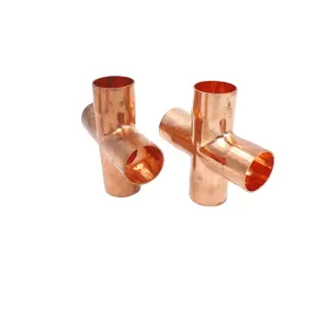 Tất cả các đặc điểm kỹ thuật Bằng Copper Chữ Thập Kết Nối Đường Ống Phụ Kiện