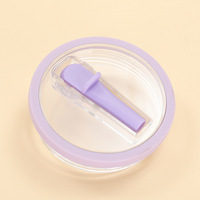 Gobelet King isolé de 40 oz de cinquième génération avec couvercle en plastique fileté en PP, pour boire directement lors de fêtes, avec couvercle pour paille à glace