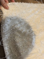 Robe de soirée de luxe sexy à décolleté plongeant en V, dos nu, avec franges à paillettes et perles, taille personnalisable, idéale pour les soirées post-mariage et la danse