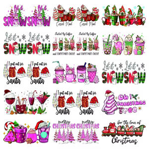 Calcomanías para Tazas, Calcomanías Personalizadas <span class=keywords><strong>de</strong></span> <span class=keywords><strong>Navidad</strong></span>, Calcomanías Acrílicas con Estampado Dorado, Calcomanías UV DTF para Vasos <span class=keywords><strong>de</strong></span> 20 Onzas - Product Image 3