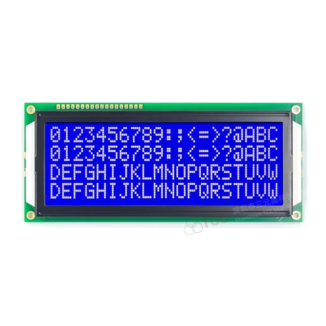5.1 Inch 20x4 Monochrome STN Large Character LCD Display 8 Bit Parallel Interface 2004 Model