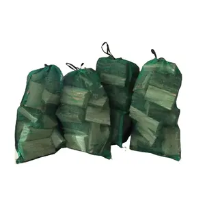 kindling mesh bag with draw tape / bag for kindling log