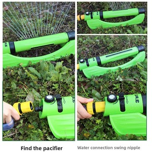 DareFish Arroseur oscillant automatique 3-en-1 avec pistolet de pulvérisation, conception à 15 trous, en plastiques techniques <span class=keywords><strong>pour</strong></span> usage domestique et espaces verts publics - Product Image 5