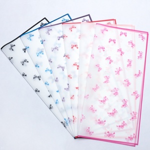 Papel de Regalo Floral con Borde Mágico y Lazo, Semitransparente, para Arreglos Florales y Envoltura de Regalos - Product Image 4
