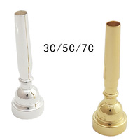 Guitar Musical Instruments Brass 3C 5C 7C Gold and Silver Trumpet Mouthpiece