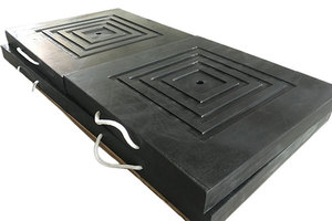 Almohadilla de soporte UHMWPE de tamaño personalizado: alfombrillas de grúa resistentes a alta presión, almohadillas de soporte de construcción industrial para maquinaria pesada - Product Image 6