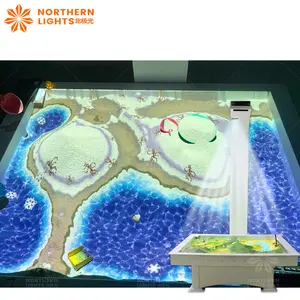 ألعاب بروجكتور تفاعلية ثلاثية الأبعاد بطاولة رملية سحرية للأطفال ألعاب تفاعلية داخلية ثلاثية الأبعاد محاكاة غامرة للأطفال