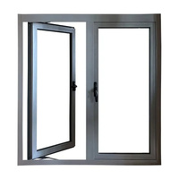 Fenêtre à battant en aluminium de conceptions simples de gril de fenêtre moderne standard de Offre Spéciale