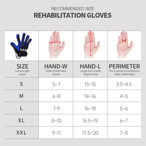 Gants de rééducation robotique intelligents électriques Appareil d'entraînement à cinq doigts Masseur de récupération des mains - Product Image 5