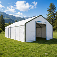 Tente de stockage industrielle robuste grande capacité imperméable pour entrepôt, tente de chapiteau pour stockage extérieur, directement de l'usine