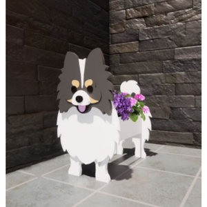 Macetas de Madera Grandes Personalizadas para Jardín Exterior, Macetero de <span class=keywords><strong>PVC</strong></span> con Forma de Perro, Soporte para Macetas, Decoración de Madera con Forma de Animal - Product Image 4