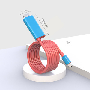 <span class=keywords><strong>Usb</strong></span> C để HDTV 4k USB3.0 pd100w 3 1 <span class=keywords><strong>Hub</strong></span> High <span class=keywords><strong>Definition</strong></span> Loại C Cable Đối với Nintendo chuyển đổi di động máy tính xách tay/bảng 2m/6ft trong kho - Product Image 4