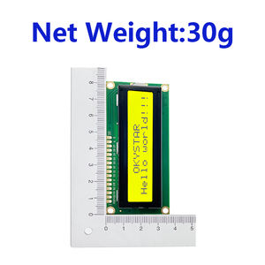 OKY4003แอลซีดีโมดูลแสดงผล1602A 16x2ตัวควบคุม HD44780แสงสีเหลืองสีเขียวแบ็คไลท์ - Product Image 6