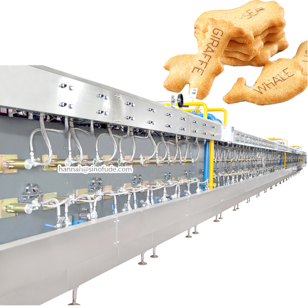 Полностью автоматическая электрическая/газовая туннель для пекарни, духовка для печенья, жесткое и Мягкое Печенье