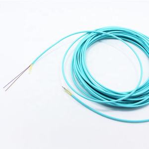 दोहरी फाइबर स्टील ट्यूब इनडोर द्वैध बख़्तरबंद OM3 फाइबर ऑप्टिक केबल की कीमत प्रति मीटर एक्वा रंग - Product Image 1