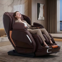 Fauteuil de massage intelligent de luxe Zhouqi, mécanisme 3D, zéro gravité, avec massage professionnel des mollets et audio