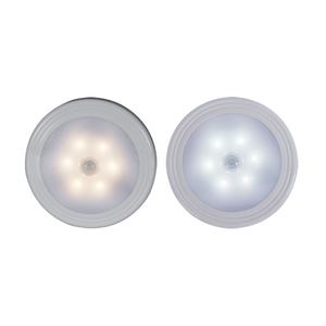 Mini Lámpara LED para Gabinete de 1W con Sensor de Movimiento, Funciona con Batería, Luz LED Debajo del Gabinete, Luz LED para Armario, Luz Nocturna con Sensor PIR - Product Image 1