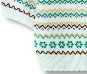 2025 personnalisé OEM & ODM dames automne <span class=keywords><strong>pull</strong></span> <span class=keywords><strong>à</strong></span> manches courtes <span class=keywords><strong>à</strong></span> manches bouffantes <span class=keywords><strong>pull</strong></span> Jacquard <span class=keywords><strong>à</strong></span> point de flotteur - Product Image 6