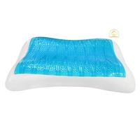 Premium Gel-Memory-Foam-Kissen Orthopädische Unterstützung Anti-Schnarch-Funktion Abnehmbarer Waschbarer Bezug-Bett-Schlafkissen OEM/ODM Maßanfertigung