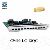Módulo de Switch Cisco C9400-LC-12QC, Serie Catalyst 9400, Tarjeta de Línea con 4 Puertos 100G QSFP28+ y 4 Puertos 40G QSFP+