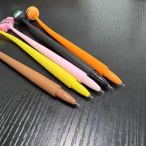 Halloween Theme Cartoon Pumpkin Ghost Bat <strong>Shape</strong> Gel Ink <strong>Pen</strong> Blue and Red Silicone Shake Neutral <strong>Pen</strong> Active Stationery Gift - Product Image 4