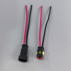 Araba 2 yollu amp 1.5mm serisi superseal su geçirmez elektrik bağlayıcı kablolama kablo demeti 282104-1 282080-1 - Product Image 1