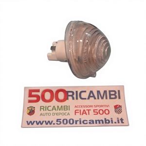 ชุดไฟเลี้ยวหน้า Fiat 500 EPOCA ครบชุด พร้อม Portalampada สีขาว/สีขาวด้านหน้า - Product Image 1