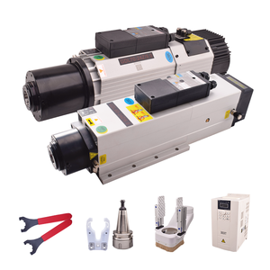 Moteur de broche <span class=keywords><strong>ATC</strong></span> à refroidissement par air haute vitesse HQD GDL, refroidissement par ventilateur, ISO30, 6 kW/9 kW, 800 Hz, 24 000 tr/min - Product Image 1