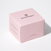 Boîte en papier personnalisée pour bougie de 10 oz, emballage cadeau pour crème pour la peau, boîte en papier pour pot de bougie avec insert en kraft