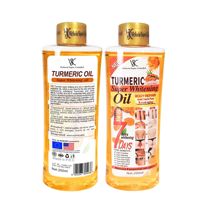 Huile de curcuma pour le soin de la peau du visage et du corps, huile de massage hydratante, huile d'argan 200 ml, tous types de peau